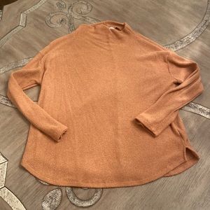 Old Navy Tan/Brown Mock Turtleneck Sweater size M